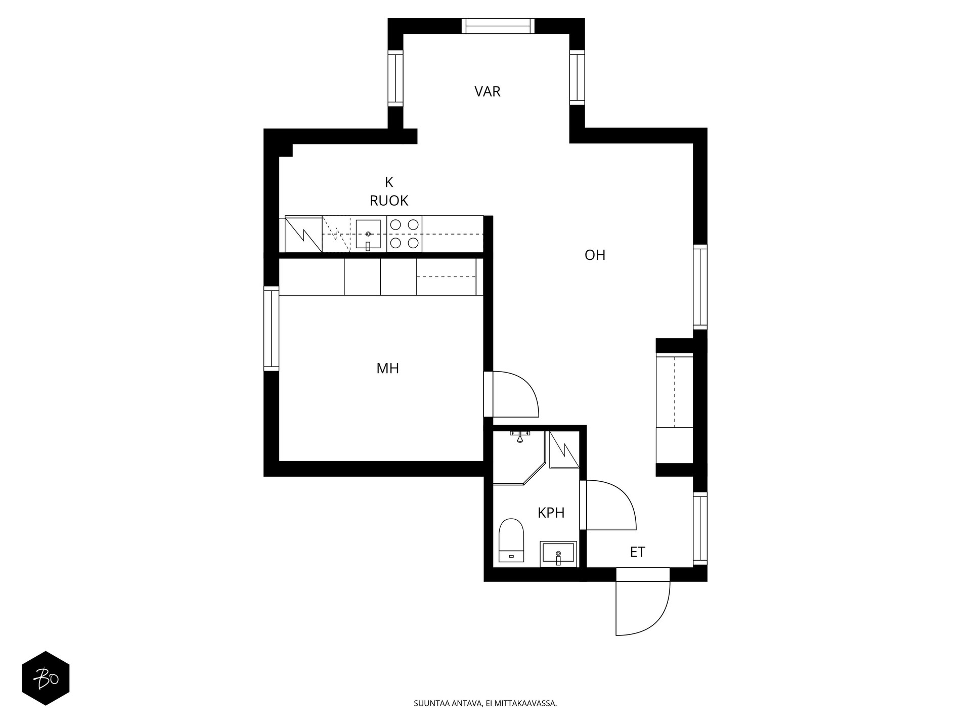 Vaasankatu 2 C 26 - bild 2