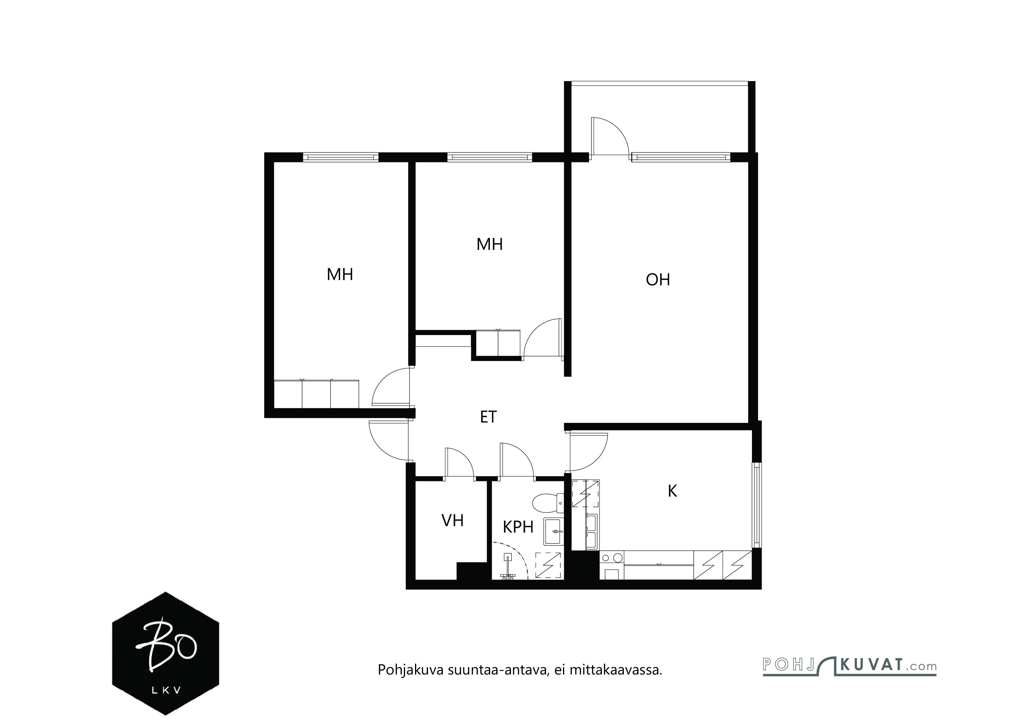 Auvilankuja 6 B 22 - kuva 2