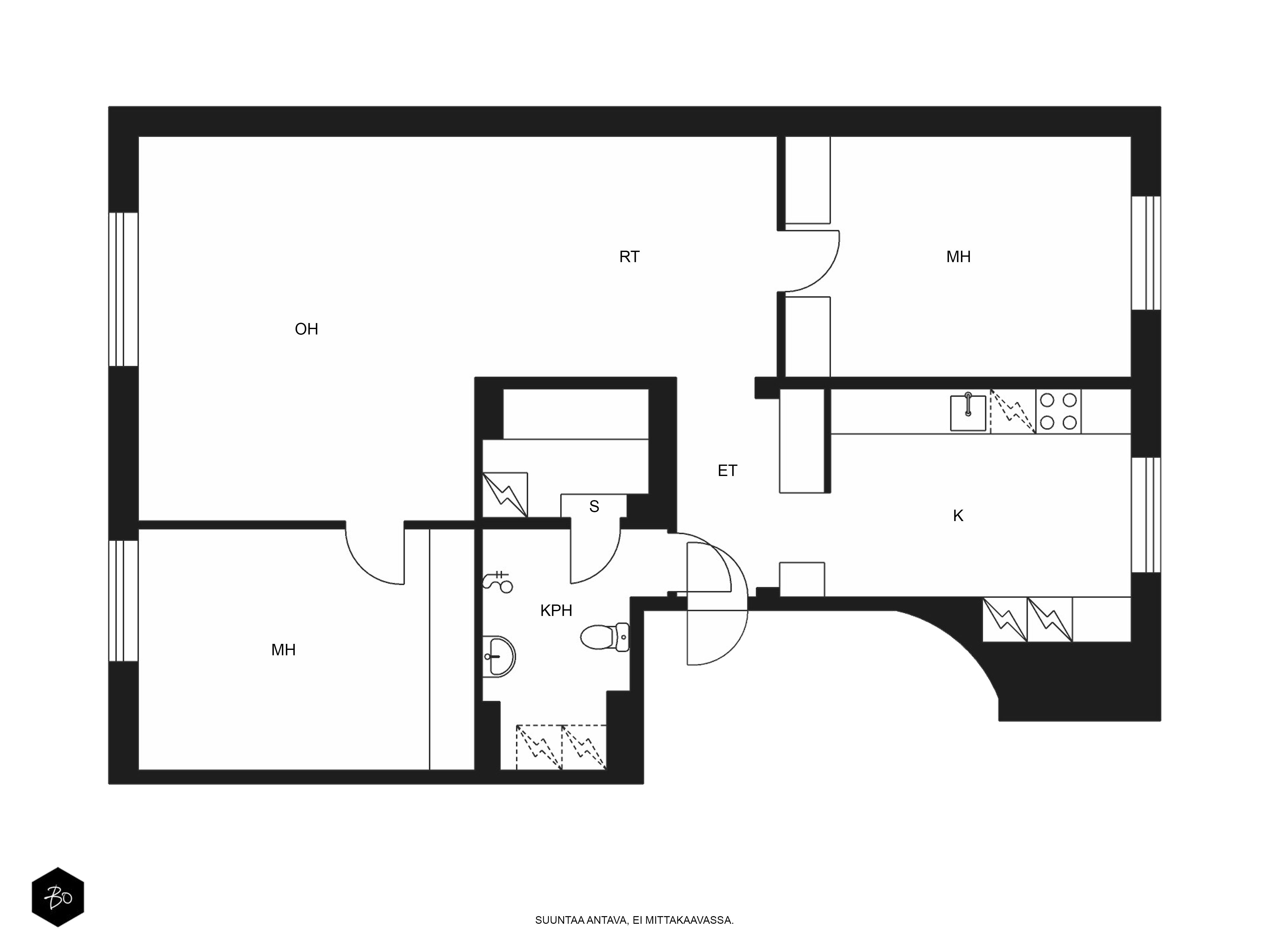 Väinönkatu 36b B 22 - kuva 2