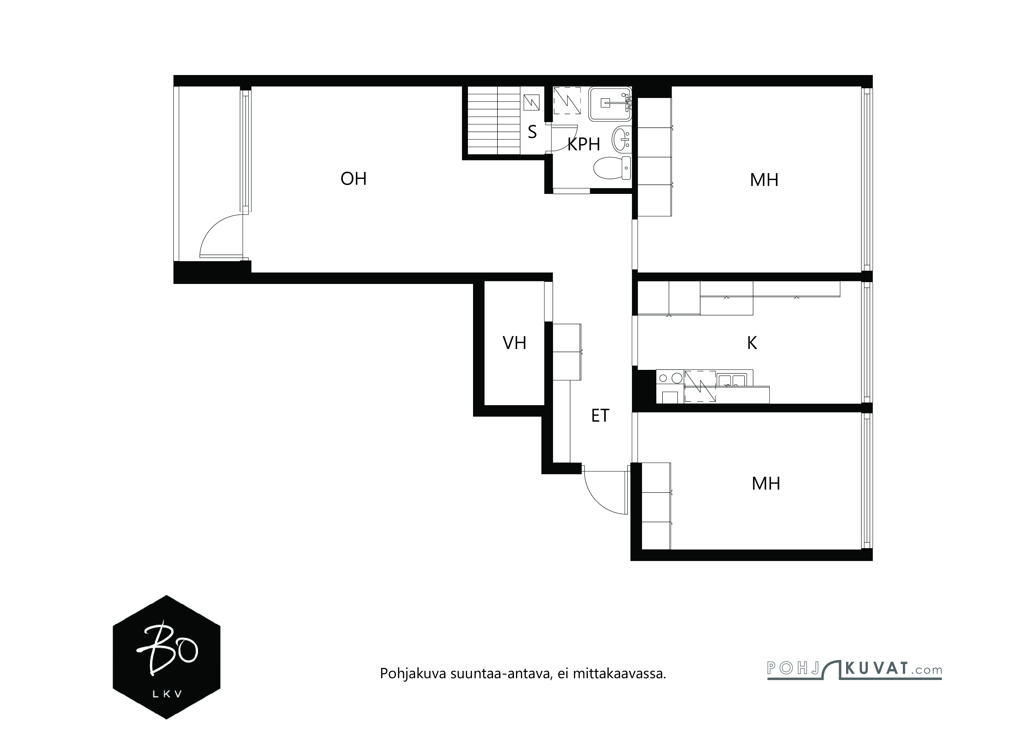 Kirkkotie 4 B 18 - kuva 2