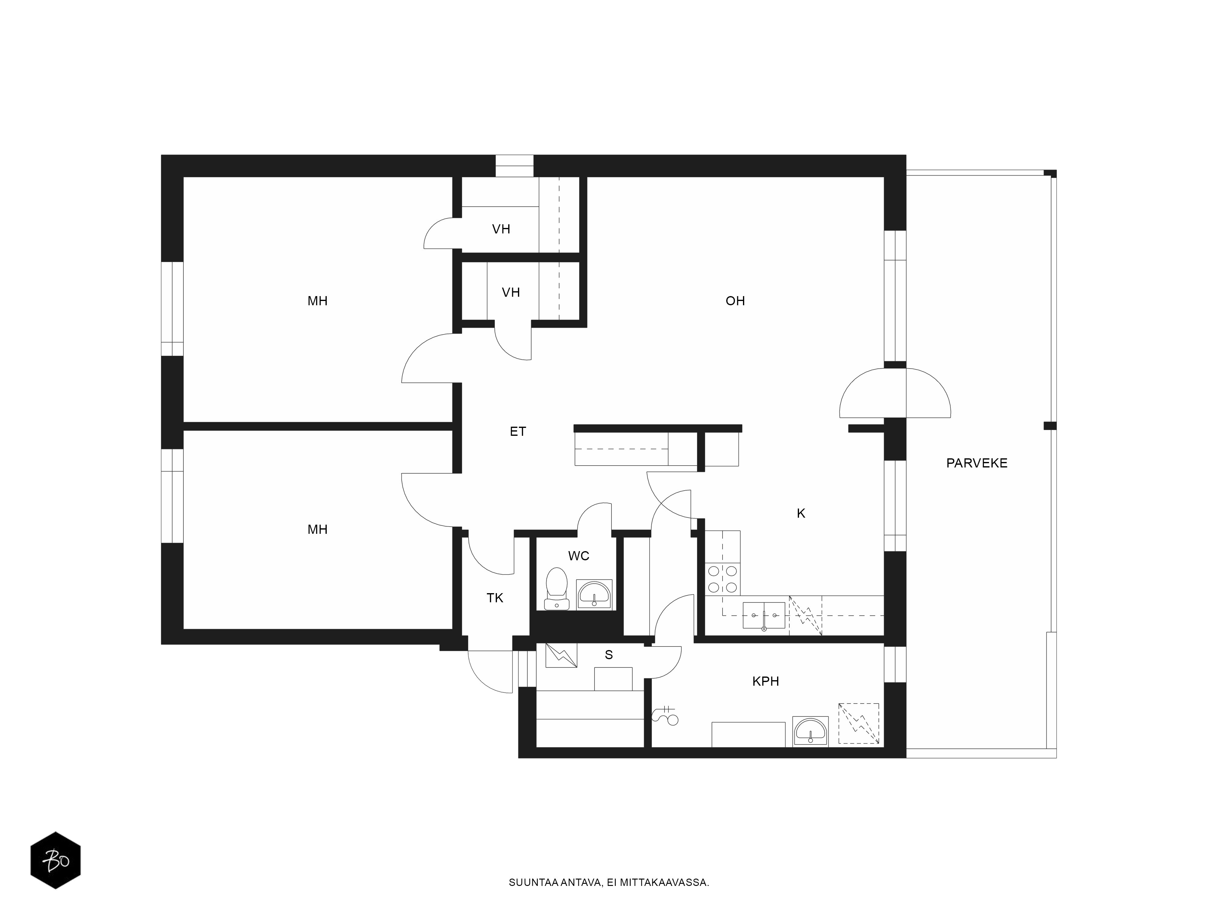 Arvopostinkuja 1 A 3 - kuva 2
